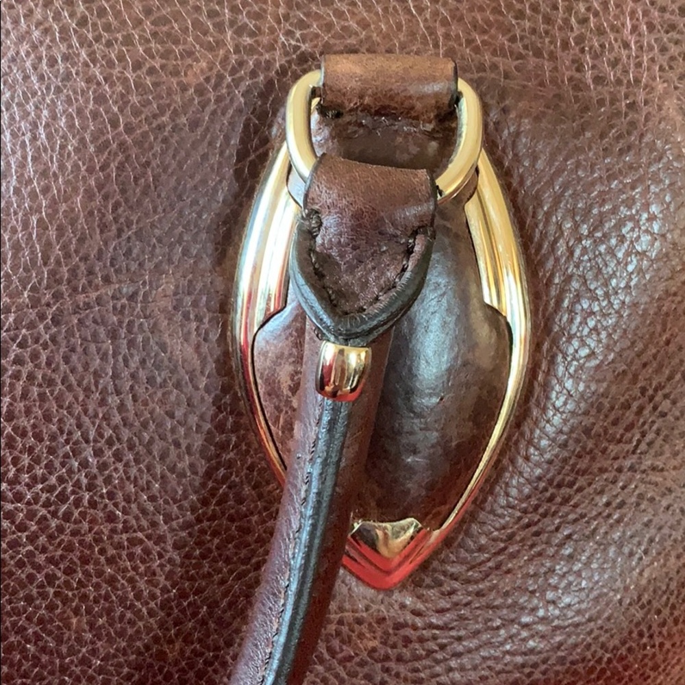 Elie Tahari vintage style leather doctor bag purse - Picture 8 of 16